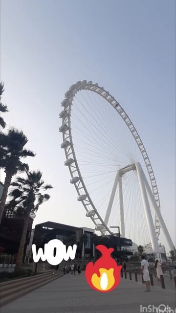 Самое большое колесо обозрения в мире !!! 🔥🔥🔥 высотой 250 метров!!! 🎡 Дубай ОАЭ 🇦🇪 смотреть онлайн