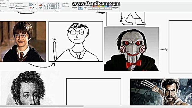 карикатуры на персонажей и знаменитостей. смотреть онлайн