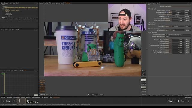 3Dequalizer 4 R8 - Learn Matchmove - Set Sensor Size Film back - part 3 смотреть онлайн