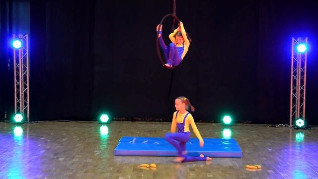 Кобринська Надія, Кобринська Катерина 2 місце в категорії aerial hoop duet 8-10 р Fusion Air Cup смотреть онлайн