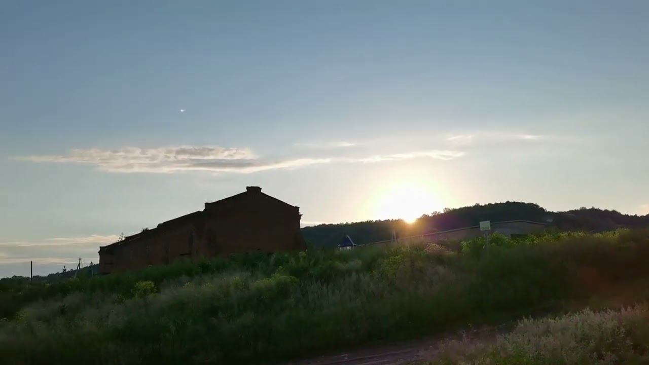 Ранее утро в селе