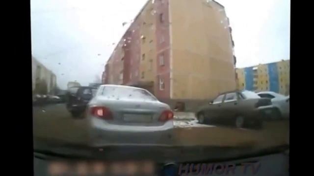 Шкура за рулем. ЛУЧШИЕ ПРИКОЛЫ 2015 #33