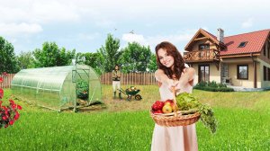 Сборка теплицы "Дачница Люкс (двойная дуга)"