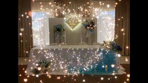 Нежная свадьба в бело-голубом цвете!