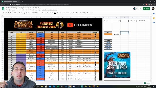 Dragon Champions Tier List And Giveaway!!