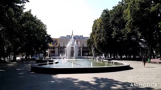 Фонтан Зеркальная струя.