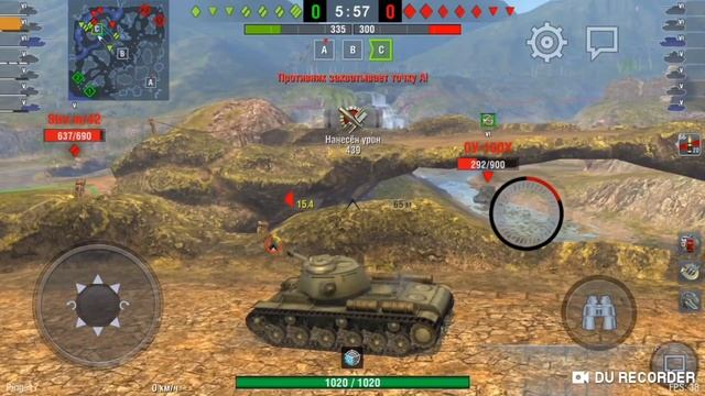 World of tanks blitz/КВ-1с в руках новичка/Тварь дрожащая или имба и право имеет? смотреть онлайн