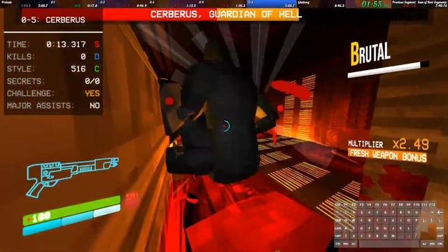 ULTRAKILL: 0-5 Cerberus 24.371 PB смотреть онлайн