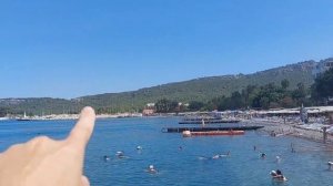 🇹🇷Пляж в отеле Fame Residence Kemer&Spa в Турции.16.07.2024 # пляж # отель# отдых