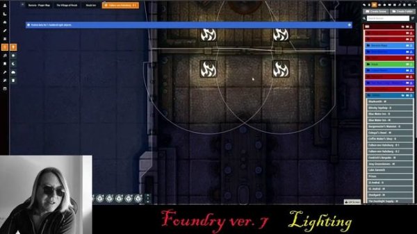 Foundry VTT Tip #20: Lighting Battle Maps -  Version 7.x