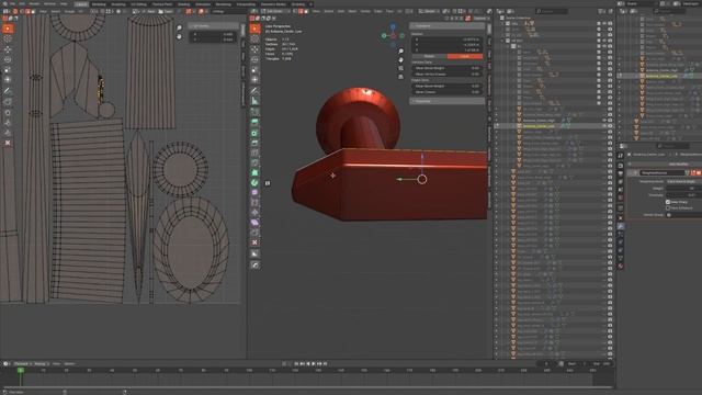 UAV 3d game ready model Timelapse - low poly - part 1 смотреть онлайн