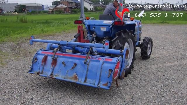 Японский дизельный мини трактор ISEKI TK25 смотреть онлайн