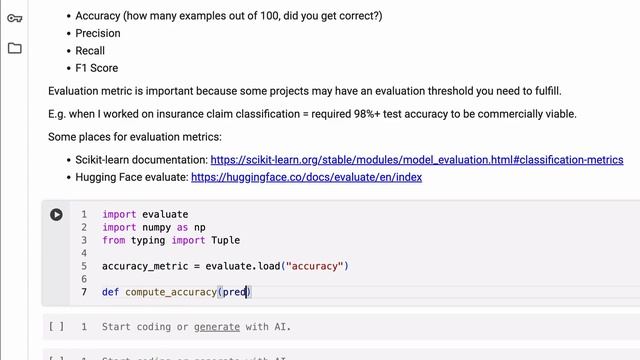 12. Setting Up an Evaluation Metric (to measure how well our model performs) - Zero - 1920x1080 788K смотреть онлайн