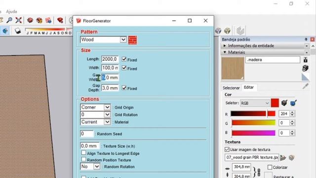 Como Usar Plugin FLOOR GENERATION - Piso 3D no SketchUp смотреть онлайн