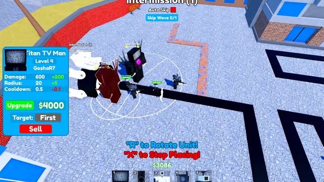 МЕДИУМ В СОЛО! как пройти медиум в соло Toilet Tower Defence