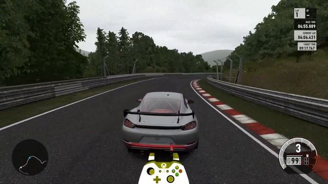 PMC Nurb cayman gt4 w/o racing line. смотреть онлайн