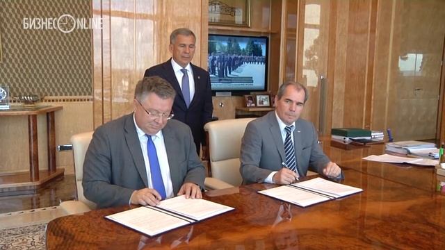 Рустам Минниханов встретился с ректором СППУ Андреем Рудским