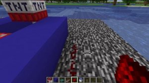 Это самая мощная TNT пушка с регулировкой дальности в minecraft