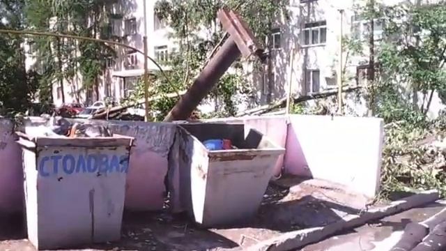 Асбест 2014 после урагана ул. Комсомольская смотреть онлайн