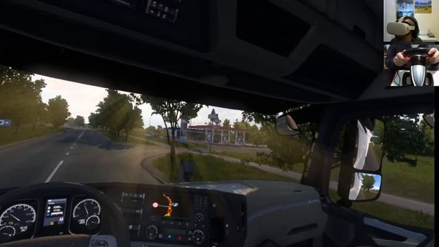 Рейс Петербург - Таллин в VR шлеме в Euro Truck Simulator 2. смотреть онлайн