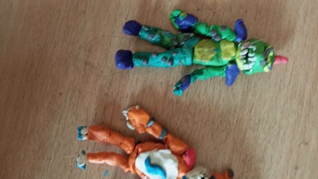 все мои глемрок аниматроники из пластилина.