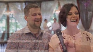 Шуточное интервью с подменой вопросов на свадьбе в Москве, ведущий Сергей Мартюшев