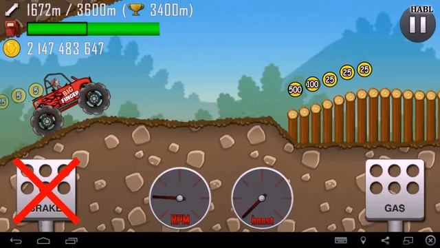 БЕЗ ТОРМОЗОВ!!! Big Finger. Курс молодого бойца. Hill Climb Racing 1.30 (мод на деньги и бензин) смотреть онлайн