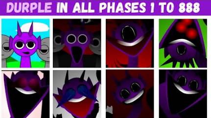 DURPLE во ВСЕХ 888 Фазах! 🤯｜Incredibox Sprunki Madness! смотреть онлайн