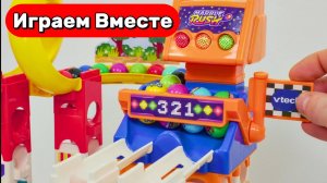 Гонки шариков на грузовике 🚛🌀 успокаивающие АСМР звуки шариков! 🚛🌀 Развивашки детям