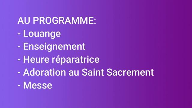 Paroisse Sainte Rita: Spot nuit d'adoration au Saint Sacrement смотреть онлайн