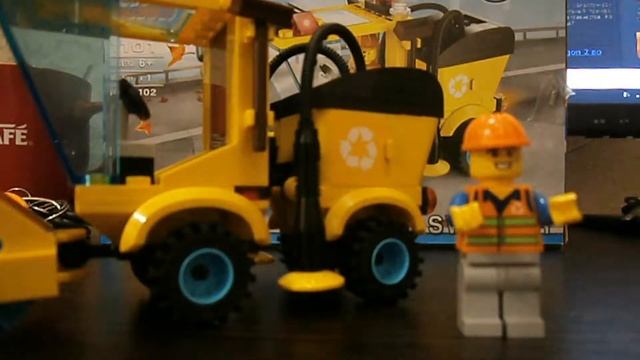 ОБЗОР НА КОНСТРУКТОР BRICK 1101 - УБОРЩИК (SWEEPER) смотреть онлайн
