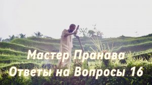 Ответы на Вопросы. Сборник 16. Мастер Пранава