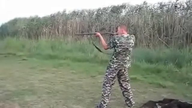 Отдача охотничьего ружья. Ржач смотреть онлайн