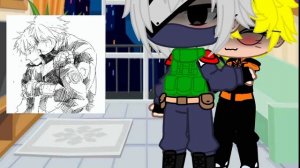 Реакция Какаши и Наруто на шипы про них