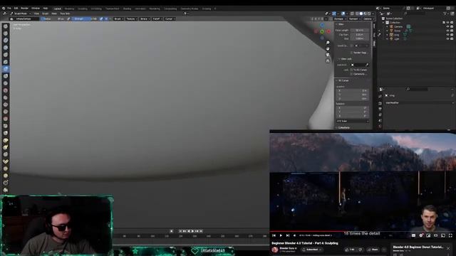 LEARNING BLENDER 4.0 DAY 2 (Sculpting) смотреть онлайн