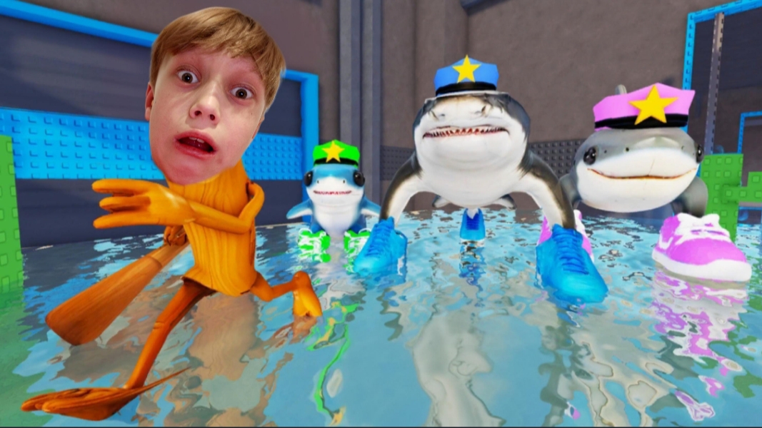 побег от семьи Tralalelo tralala в роблокс! смотреть онлайн