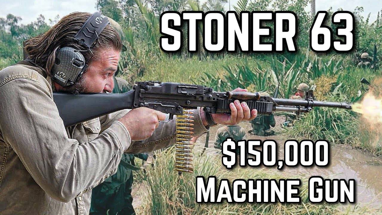 Stoner 63 - Пулемёт за 150 000 Долларов // Brandon Herrera на Русском