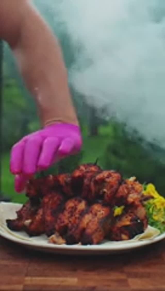 Шашлык из Скумбрии #кулинария #рецепт #еда #рецепты #вкусно #кулинар #food #вкусности #cooking смотреть онлайн