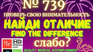«Найди отличие» / «Spot the Difference» _ выпуск № 739