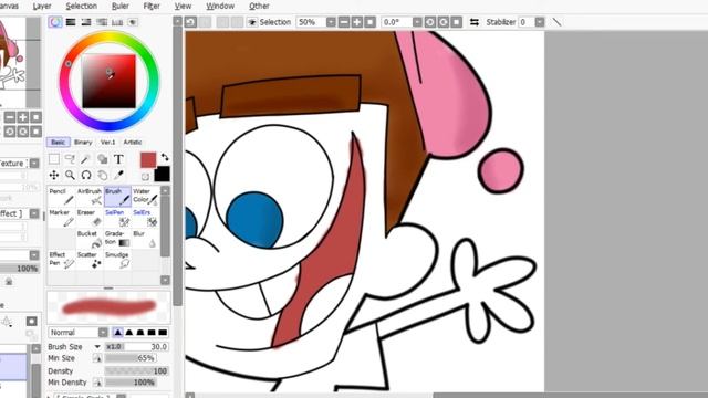 desenhando o Timmy Turner do os padrinhos mágicos смотреть онлайн