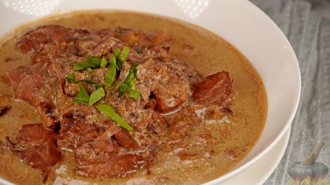 Рагу по-французски. КУРИЦА В СЛИВОЧНО-ВИННОМ СОУСЕ