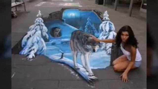 Самые интересные рисунки 3D смотреть онлайн