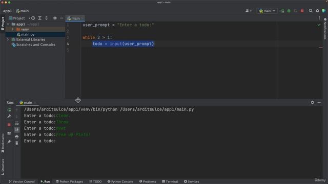 2.002 Getting User Input Repeatedly смотреть онлайн