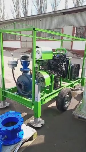 Дизельная насосная станция для орошения с насосом AQUATORIYA PS4 100-400/450, 200 м3/ч при 5 атм