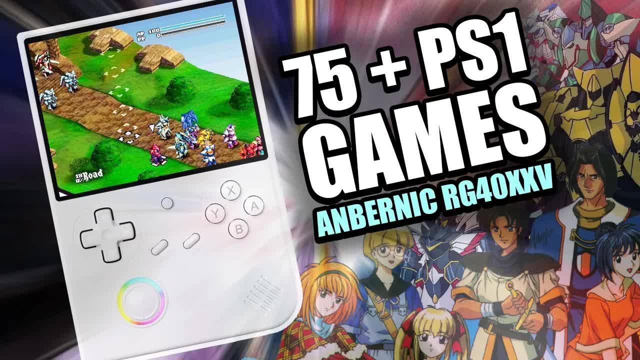 Я попробовал более 75 игр PS1/PSX на Anbernic RG4OXX V смотреть онлайн