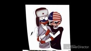 CountryHumans Россия и Америка шип.❤