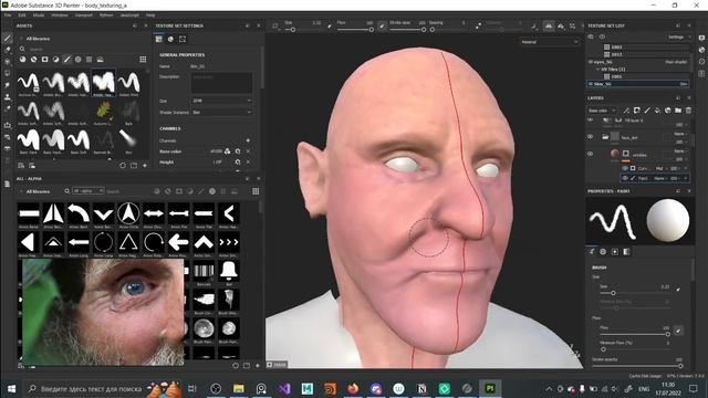 ZBrush & Topogun & Maya & RizomUV & S. Painter & UE5 | Домовой под реалтайм | SpeedArt