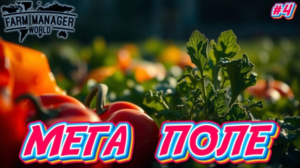 Мега Поле: Фермерский Размах - #4 Farm Manager World 2025 Прохождение на Русском