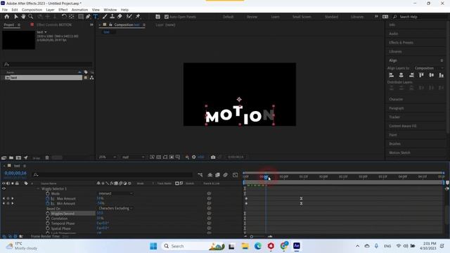 Smooth Bouncing Text Animation in After Effects анимация текста в афтер эффектс смотреть онлайн