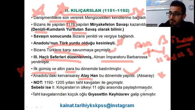 30) Yusuf Hoca ile TYT-AYT-KPSS Anadolu (Türkiye) Selçuklu Devleti #tyt #ayt #yks #kpss #keşfet смотреть онлайн